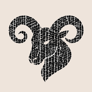 Aries zodiac sign illustration