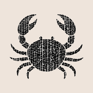 Cancer zodiac sign illustration