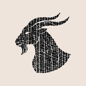 Capricorn zodiac sign illustration