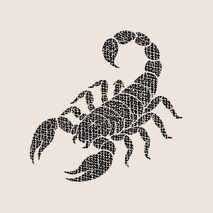 Scorpio zodiac sign illustration