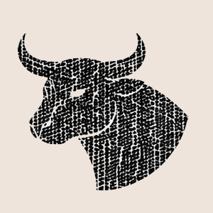 Taurus zodiac sign illustration